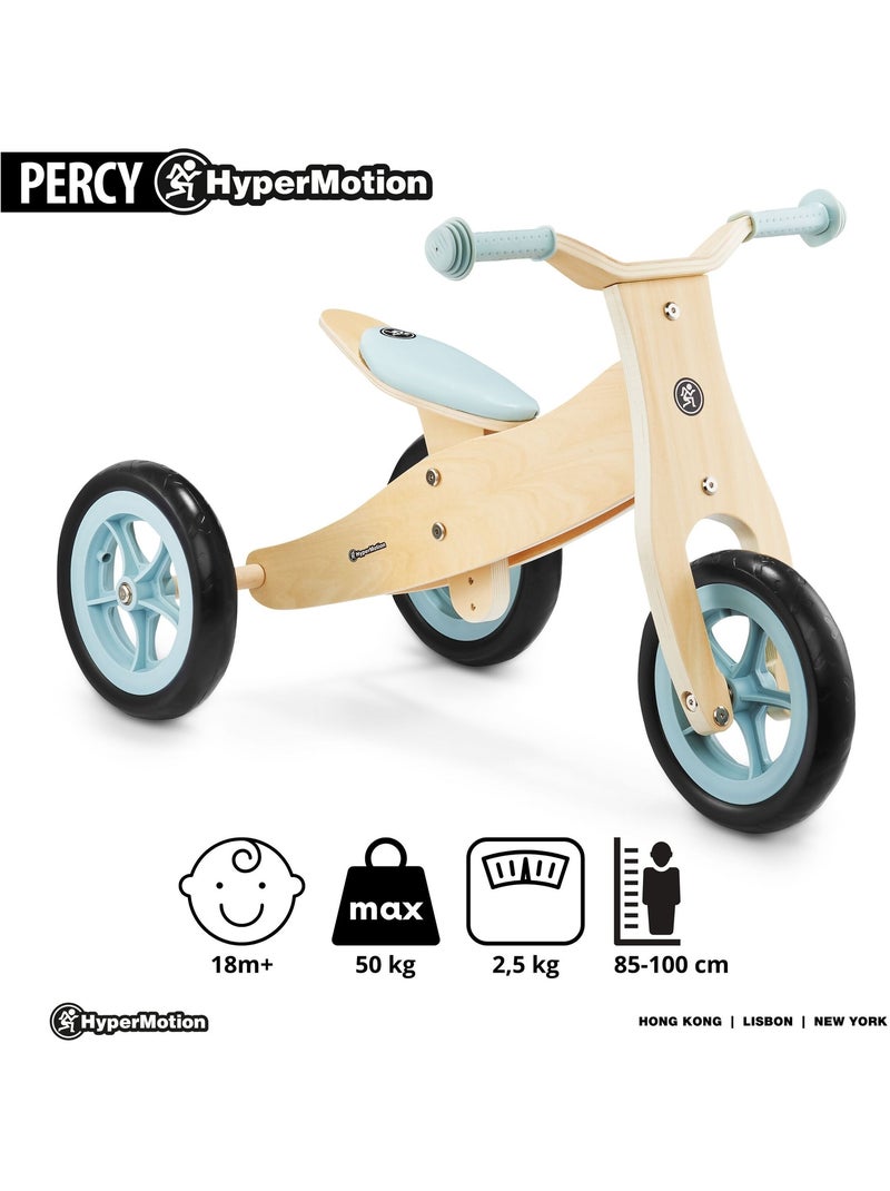 Draisienne enfant en bois,  tricycle evolutif 3 ou 2 roues, 30 kg max- premier vélo N/A - Kiabi