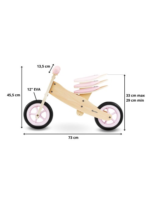 Draisienne enfant en bois, tricycle evolutif 3 ou 2 roues, max 30 kg- premier vélo - Kiabi Draisienne enfant en bois, tricycle evolutif 3 ou 2 roues, max 30 kg- premier vélo - Kiabi