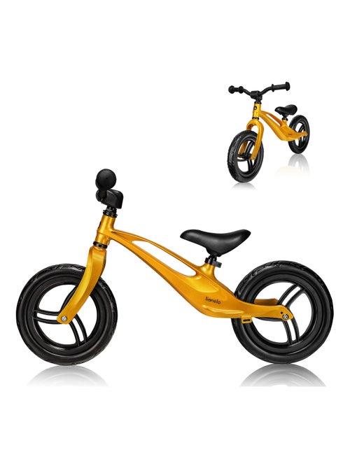 Draisienne LIONELO Bart - Vélo enfant - Jusqu'à 30 kg - Légère - Réglage du guidon et de la selle - Kiabi Draisienne LIONELO Bart - Vélo enfant - Jusqu'à 30 kg - Légère - Réglage du guidon et de la selle - Kiabi