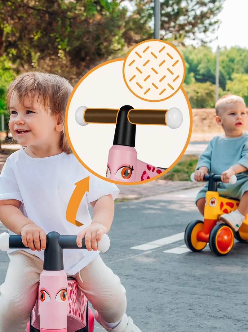 Draisienne LIONELO Sammy - Vélo enfant - 4 Roues - Ergonomique Rose - Kiabi