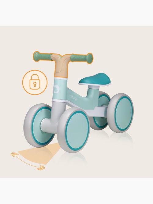 Draisienne LIONELO Villy - Vélo enfant - 4 Roues - Amorti à l'Avant - Siège Ergonomique - Kiabi Draisienne LIONELO Villy - Vélo enfant - 4 Roues - Amorti à l'Avant - Siège Ergonomique - Kiabi
