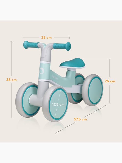 Draisienne LIONELO Villy - Vélo enfant - 4 Roues - Amorti à l'Avant - Siège Ergonomique - Kiabi Draisienne LIONELO Villy - Vélo enfant - 4 Roues - Amorti à l'Avant - Siège Ergonomique - Kiabi
