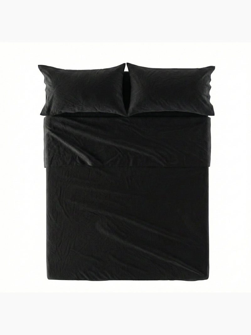 Drap Basic "Happyfriday" Noir - Kiabi