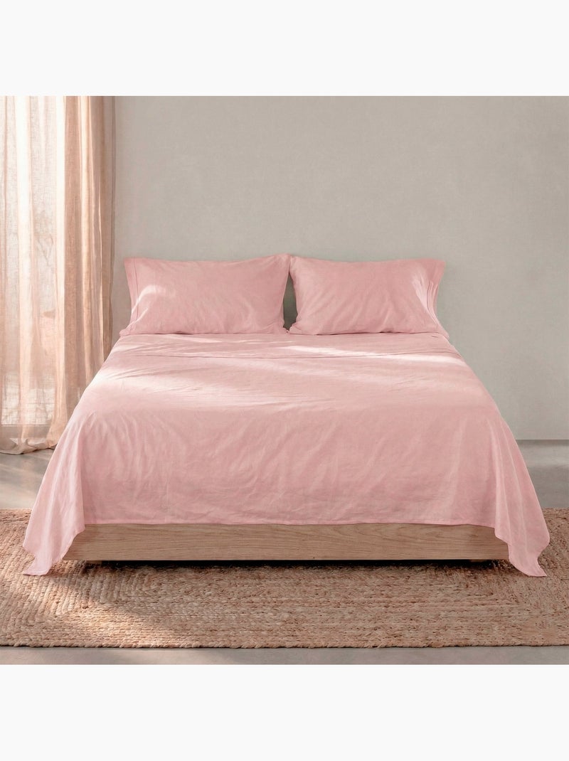 Drap Basic "Happyfriday" Rose - Kiabi