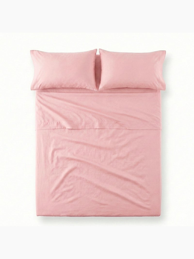 Drap Basic "Happyfriday" Rose - Kiabi