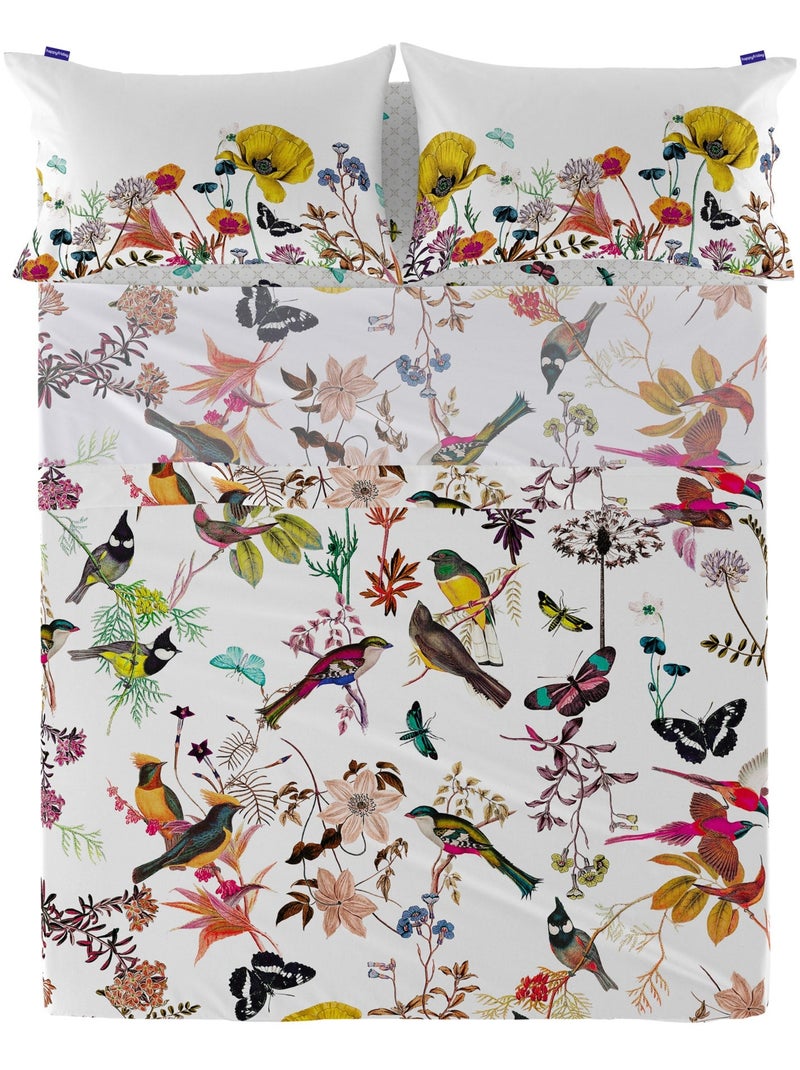 Drap Birds of paradise "Happyfriday" Multicolore - Kiabi