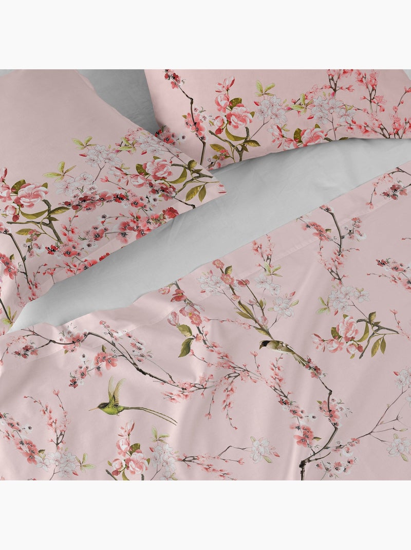 Drap Chinoiserie rose "Happyfriday" Multicolore - Kiabi