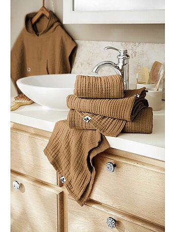 Drap de bain - quadruple gaze de coton 220 g/m² - gaia