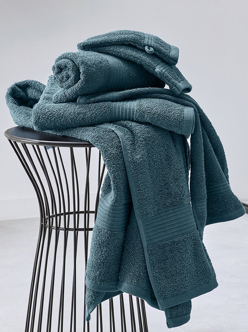 Drap de bain 70 x 130 cm Bleu canard - Kiabi