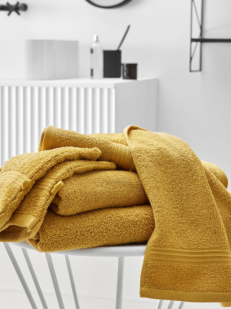 Drap de bain 70 x 130 cm Jaune - Kiabi