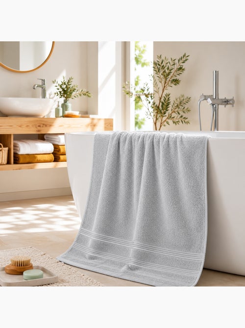 Drap de douche spa 100% coton 400 gr/m² - Kiabi Drap de douche spa 100% coton 400 gr/m² - Kiabi