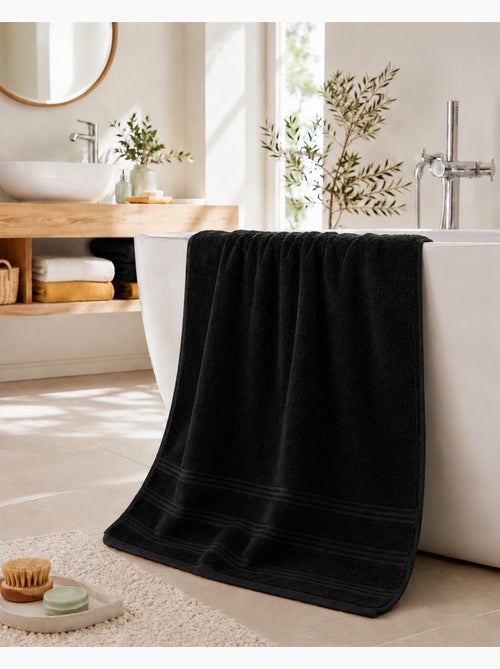 Drap de douche spa 100% coton 400 gr/m² - Kiabi Drap de douche spa 100% coton 400 gr/m² - Kiabi