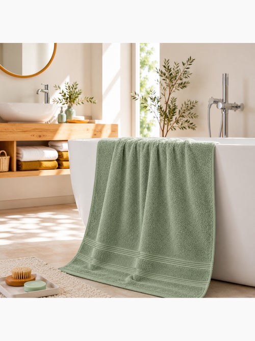 Drap de douche spa 100% coton 400 gr/m² - Kiabi Drap de douche spa 100% coton 400 gr/m² - Kiabi