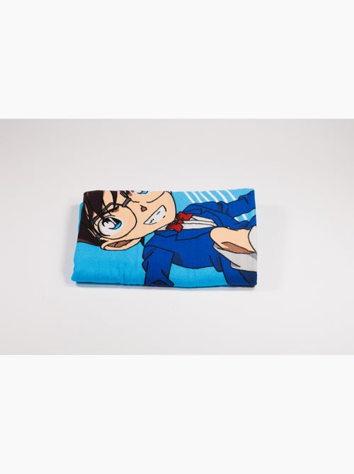 Drap de Plage Détective Conan 70x140 cm 100% Polyester | Conan Skateboard Bleu - Kiabi Drap de Plage Détective Conan 70x140 cm 100% Polyester | Conan Skateboard Bleu - Kiabi