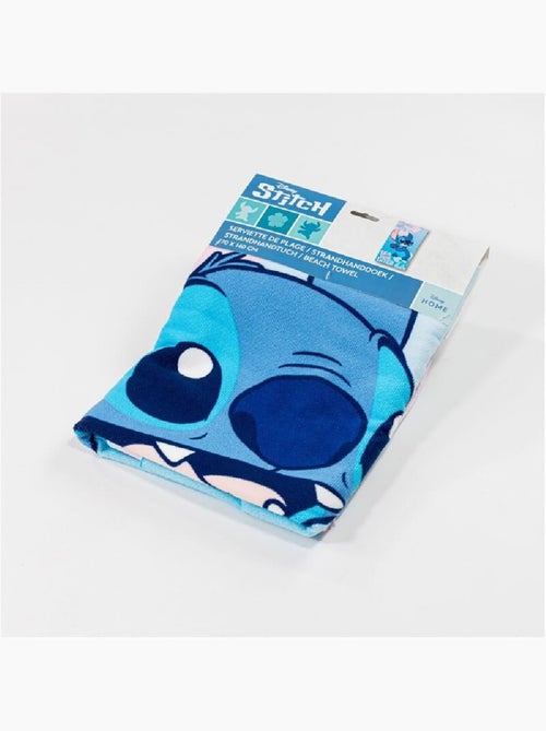 Drap de Plage Disney Stitch 70x140 cm 100% Polyester - Kiabi Drap de Plage Disney Stitch 70x140 cm 100% Polyester - Kiabi