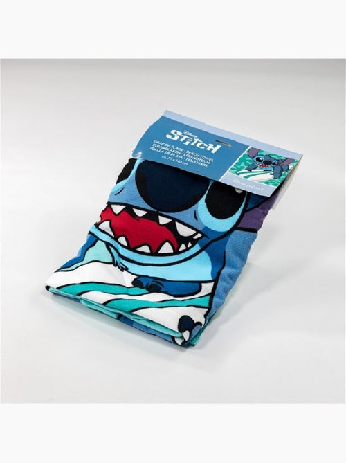 Drap de Plage Disney Stitch 70x140 cm 100% Polyester - Kiabi Drap de Plage Disney Stitch 70x140 cm 100% Polyester - Kiabi