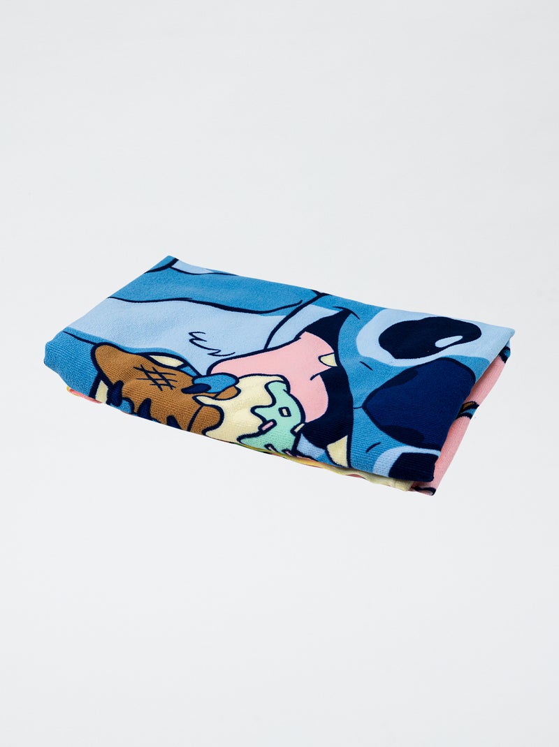Drap de plage 'Disney' 'Stitch' 70x140 cm Rose - Kiabi