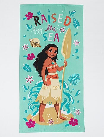 Drap de plage 'Disney' 'Vaiana' 70x140 cm