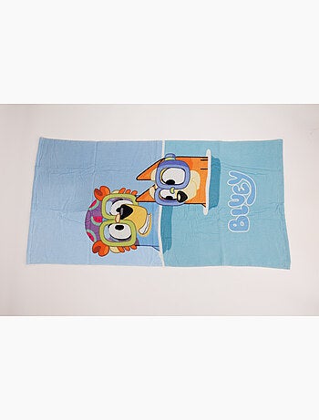 Drap de Plage Enfant Bluey 70x140 cm 100% Coton