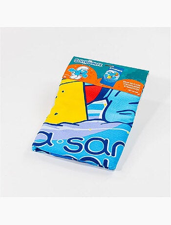 Drap de Plage Enfant Les Schtroumpfs 70x140 cm 100% Polyester