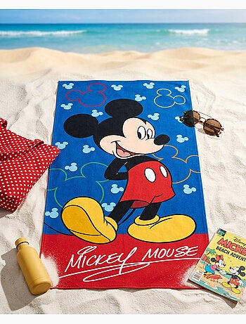 Drap de Plage Enfant Mickey Mouse Disney 70x140 cm 100% Coton