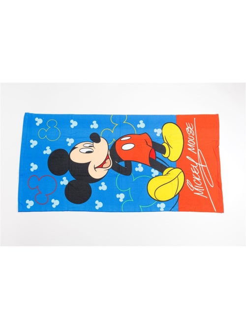 Drap de Plage Enfant Mickey Mouse Disney 70x140 cm 100% Coton - Kiabi Drap de Plage Enfant Mickey Mouse Disney 70x140 cm 100% Coton - Kiabi