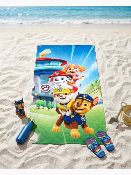 Drap de Plage Enfant PAW Patrol 70x140 cm 100% Coton - Kiabi Drap de Plage Enfant PAW Patrol 70x140 cm 100% Coton - Kiabi