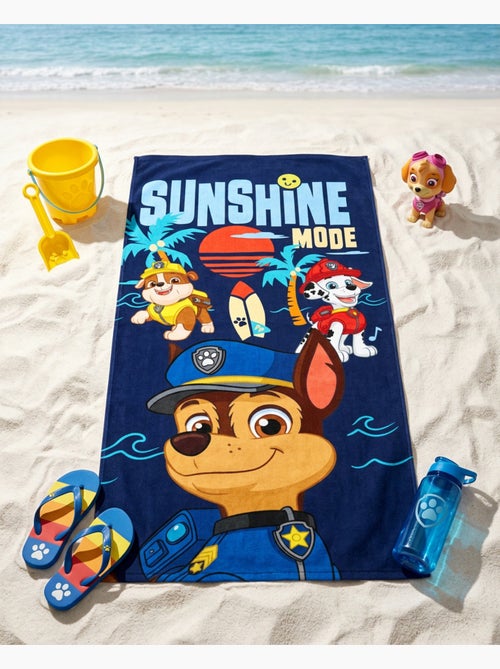 Drap de Plage Enfant PAW Patrol 70x140 cm 100% Polyester - Kiabi Drap de Plage Enfant PAW Patrol 70x140 cm 100% Polyester - Kiabi