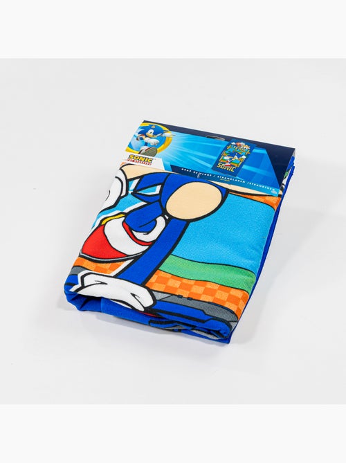Drap de Plage Enfant Team Sonic 70x140 cm 100% Polyester - Kiabi