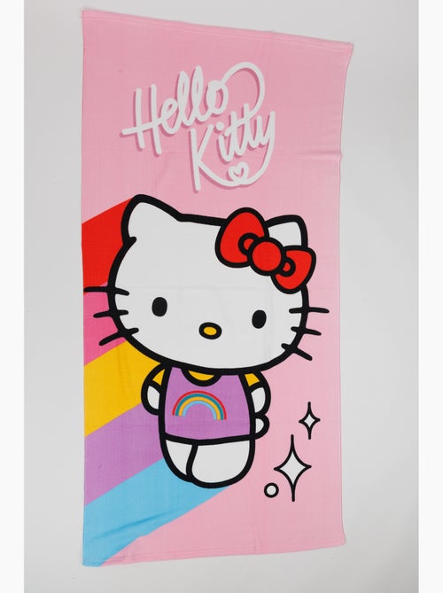 Drap de Plage Fille Hello Kitty Sanrio 70x140 cm 100% Polyester - Kiabi
