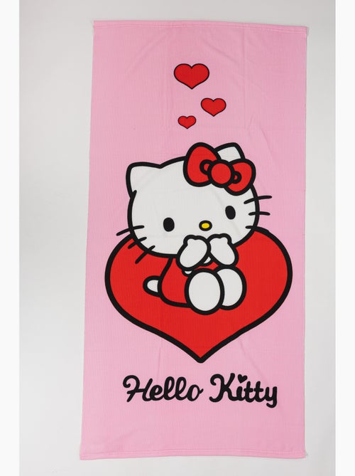 Drap de Plage Fille Hello Kitty Sanrio 70x140 cm 100% Polyester - Kiabi