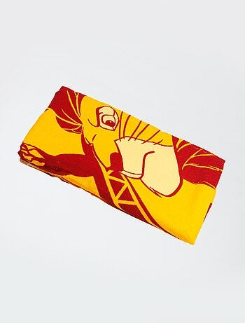 Drap de plage 'Le roi lion' 70x140 cm