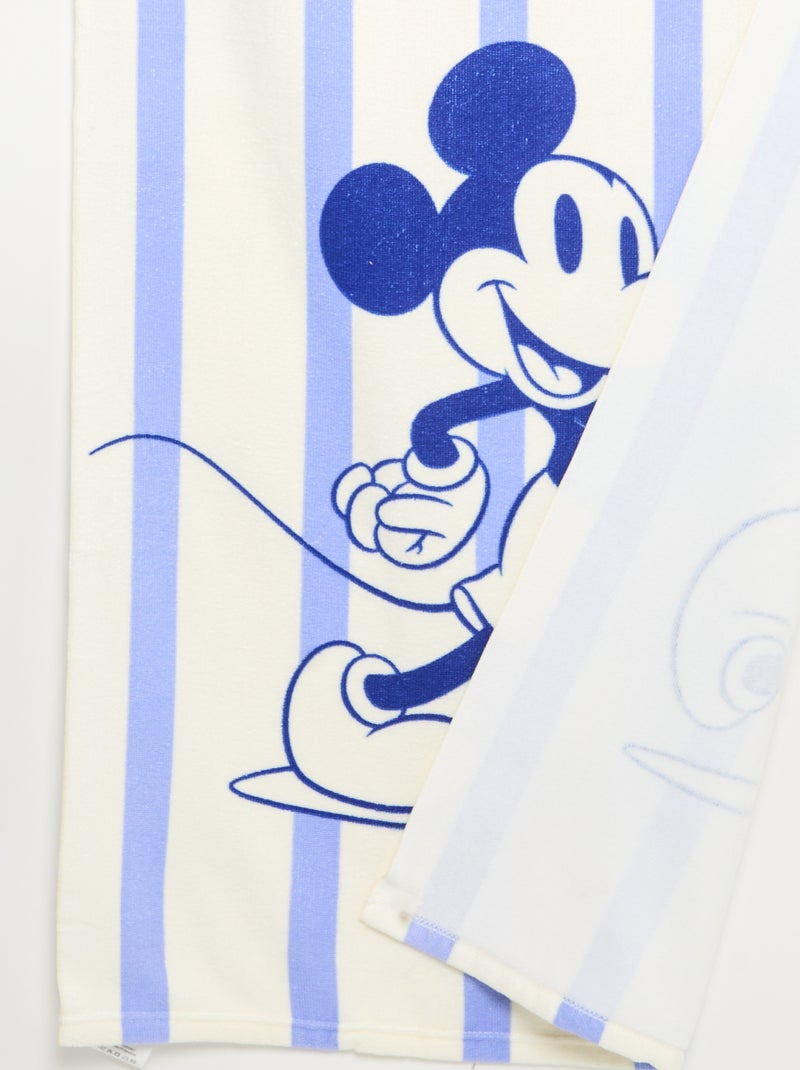 Drap de plage 'Mickey' Bleu - Kiabi
