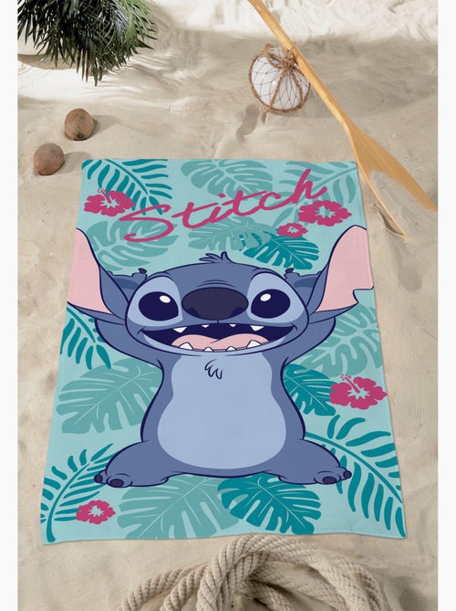 Drap de Plage Stitch Disney 70x140 cm 100% Polyester - Kiabi Drap de Plage Stitch Disney 70x140 cm 100% Polyester - Kiabi