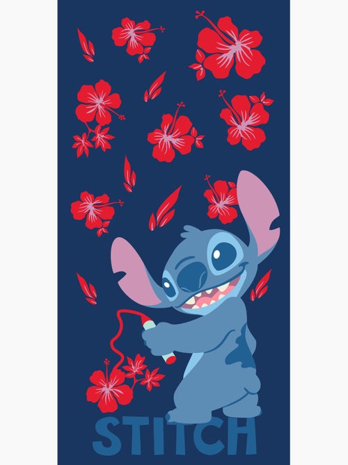 Drap de Plage Stitch Disney 90x170 cm 100% Polyester - Kiabi Drap de Plage Stitch Disney 90x170 cm 100% Polyester - Kiabi