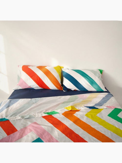 Drap Happy stripes "Happyfriday" - Kiabi Drap Happy stripes "Happyfriday" - Kiabi
