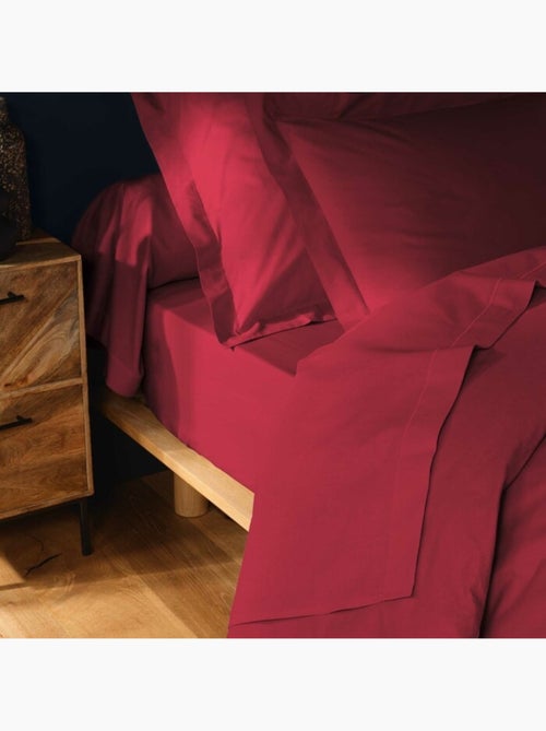 Drap housse 1 personne coton 57 fils lina - Kiabi
