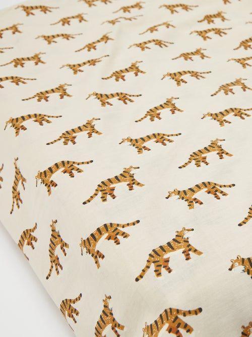 Drap housse 1 personnes (140x200) en coton - Kiabi Home - Kiabi Drap housse 1 personnes (140x200) en coton - Kiabi Home - Kiabi