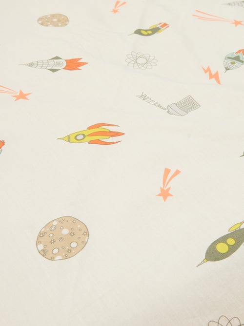 Drap housse 1 personnes (140x200) en coton - Kiabi Home - Kiabi