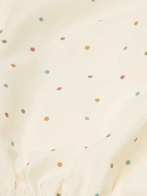Drap housse 1 personnes 90 x 190 en coton - Kiabi Drap housse 1 personnes 90 x 190 en coton - Kiabi