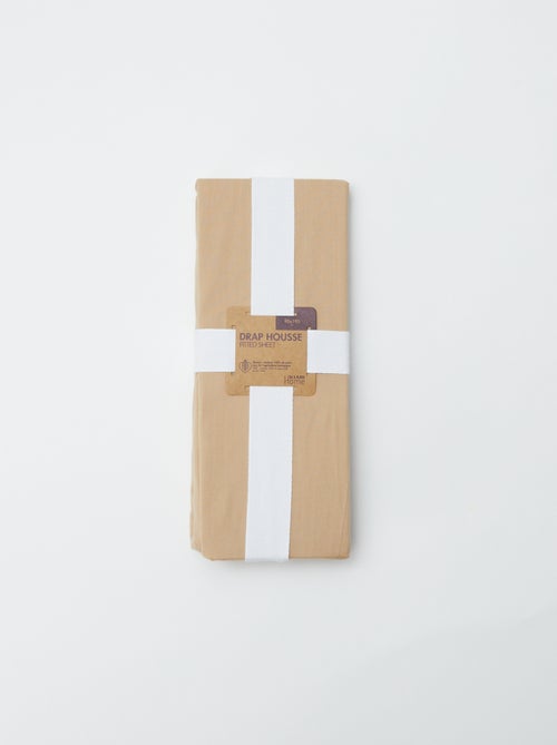 Drap housse 1 personnes (90x190) en coton - Kiabi Home - Kiabi Drap housse 1 personnes (90x190) en coton - Kiabi Home - Kiabi