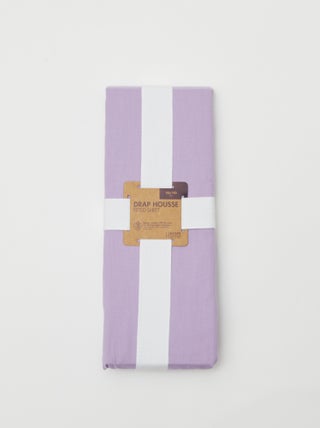 Drap housse 1 personnes (90x190) en coton - Kiabi Home