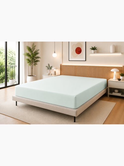 Drap housse – 100% coton 57 fils/cm² - Kiabi Drap housse – 100% coton 57 fils/cm² - Kiabi