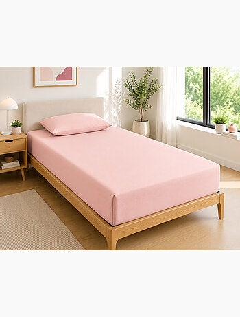 Drap housse – 100% coton 57 fils/cm²