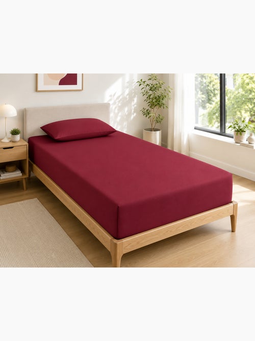 Drap housse – 100% coton 57 fils/cm² - Kiabi Drap housse – 100% coton 57 fils/cm² - Kiabi