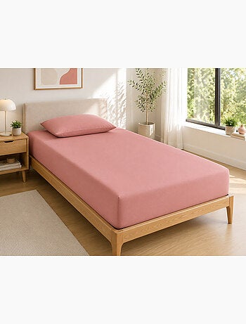 Drap housse – 100% coton 57 fils/cm²