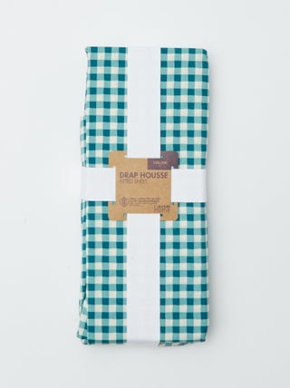 Drap housse 2 personnes (140x200) en coton - Kiabi Home