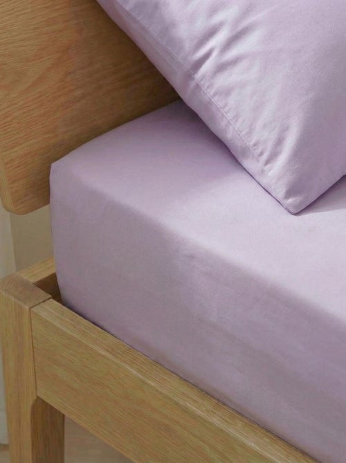 Drap housse 2 personnes (160x200cm) en coton - Kiabi Home - Kiabi Drap housse 2 personnes (160x200cm) en coton - Kiabi Home - Kiabi