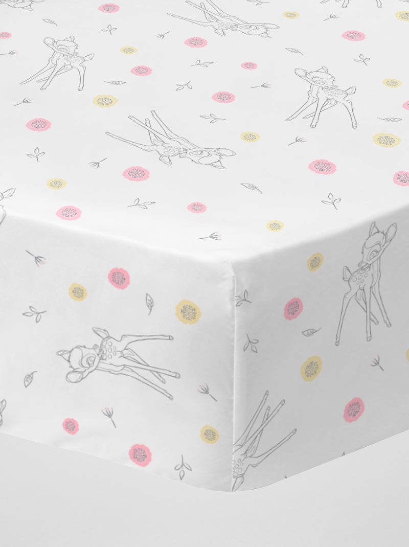 Drap housse 'Bambi' Rose - Kiabi