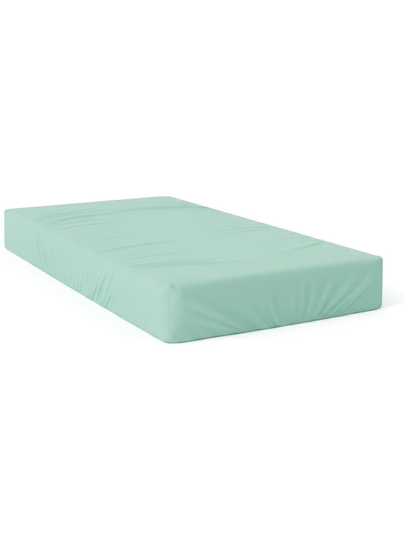 Drap-housse Basic "Happyfriday" Menthe - Kiabi